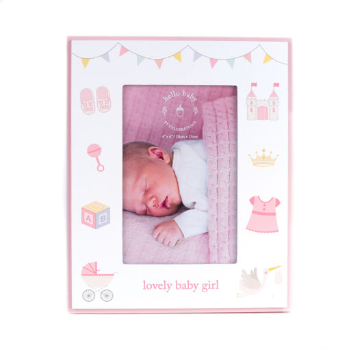 Picture of HELLO BABY GIRL PHOTO FRAME 4X6